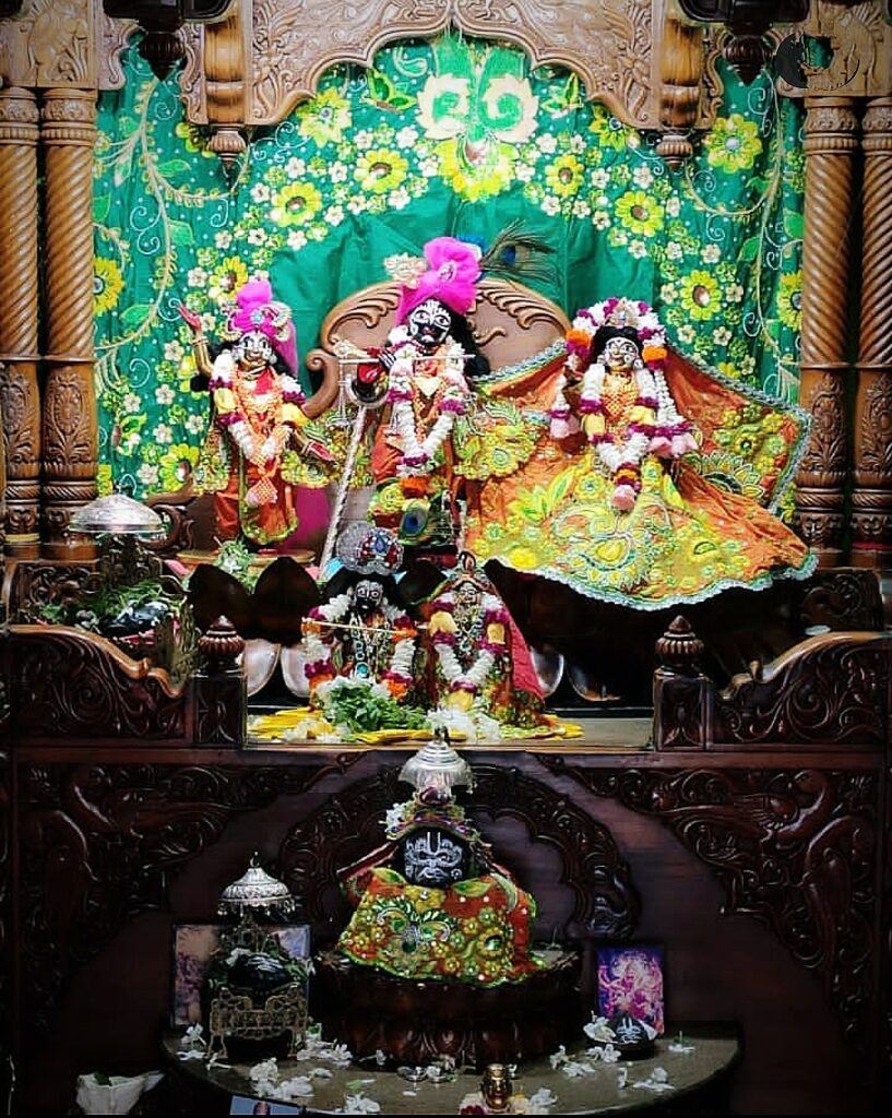 Lord krishna with Goddess radha